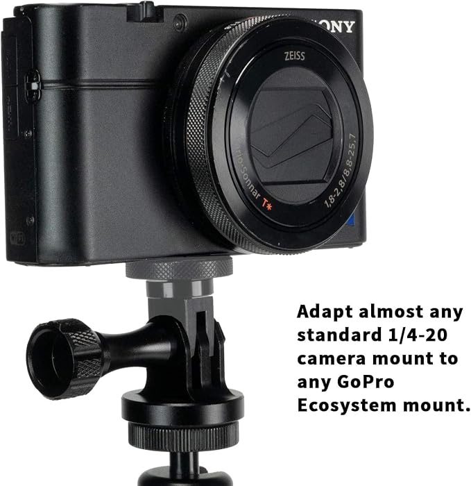 Aluminum Camera Tripod Adapter 1/4"-20 Conversion Adapter Mounts Compatible - Image 6