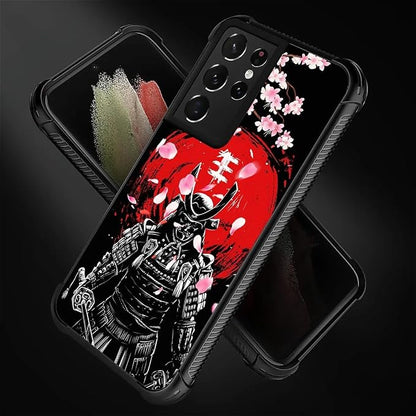 for Samsung Galaxy S21 Ultra Case, Sakura Japanese Samurai Pattern Graphic - Image 3