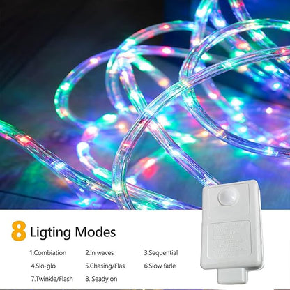 200ft LED Rope Lights Outdoor, 1440 LED Flexible Tube Lights - Image 3