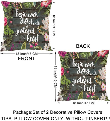 Swono Funny Quote 2Pcs Throw Pillow Covers - Image 6