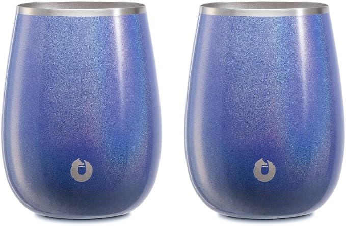 SNOWFOX Premium Vacuum Insulated Stainless Steel Grand Pinot Wine Glass by Snowfox