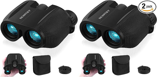 Hontry Binoculars for Adults & Kids, 10x25 Compact Binoculars for Bird Watching by Hontry