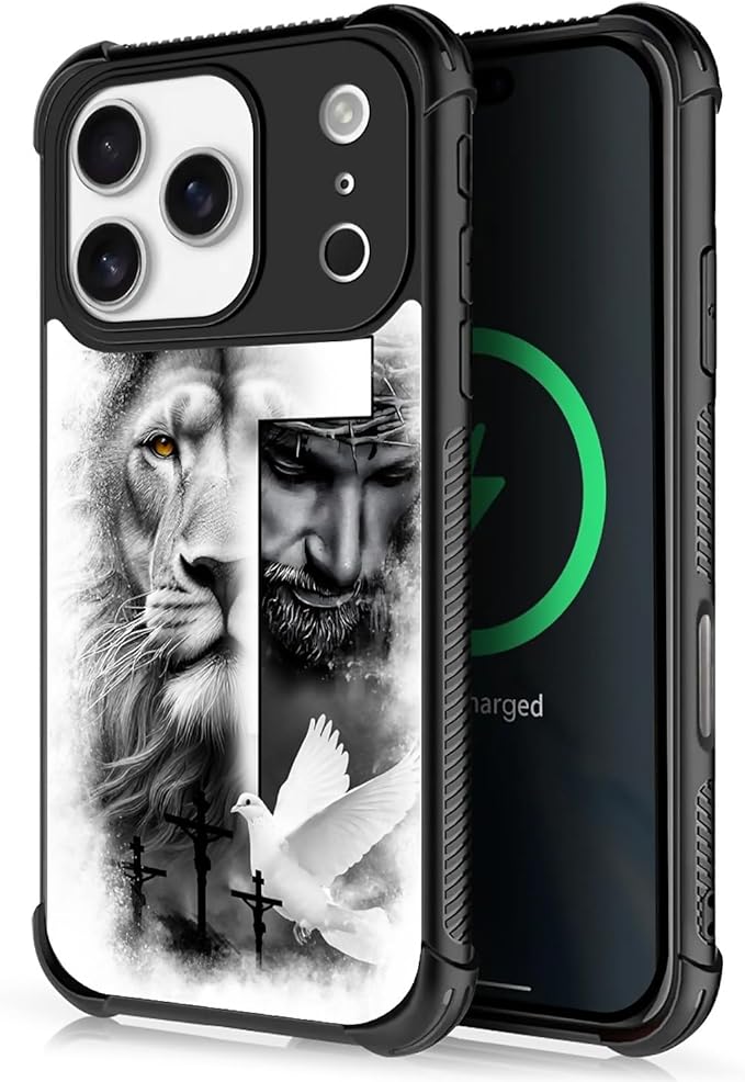 for iPhone 17 Pro Case, for MagSafe Graphic Design for Girl Boy Soft Silicone by FKBRCL4U