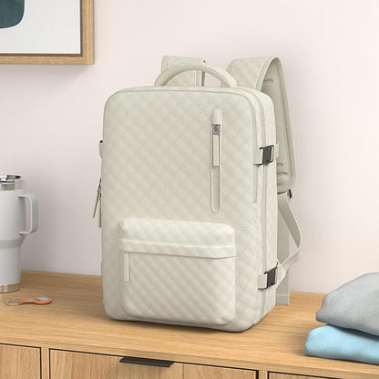 WONHOX Large Travel Backpack Carry on Flight Approved Laptop Work Business - Image 2