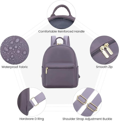 LOVEVOOK Mini Backpack for Women Light Weight Small Waterproof Backpack Purses - Image 4