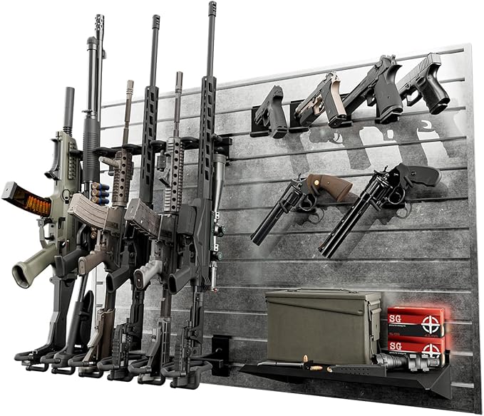 Hold Up Displays Gun Wall Mount Display, Modular Tactical Wall by HoldUpDisplays