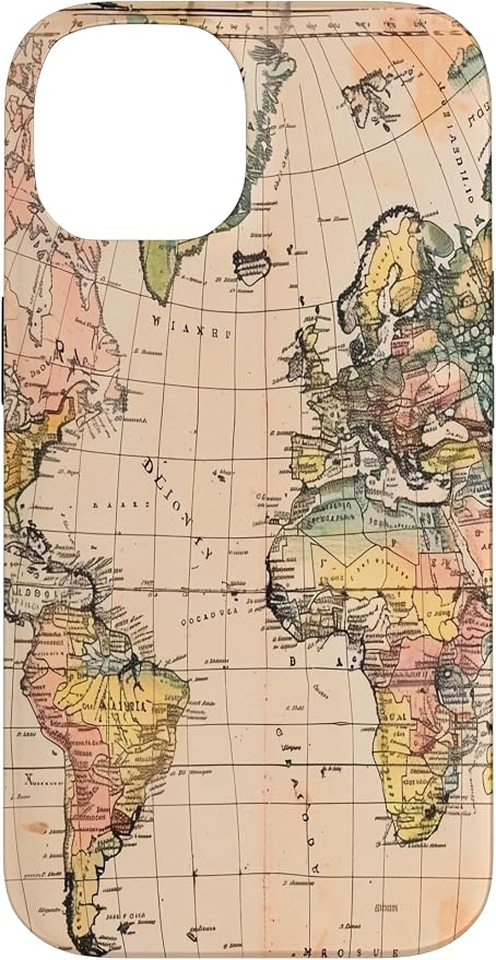World Map, Old Map of the World Case by Unknown