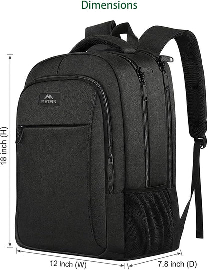 MATEIN Business Laptop Backpack, 15.6 Inch Travel Laptop Bag Rucksack, - Image 11