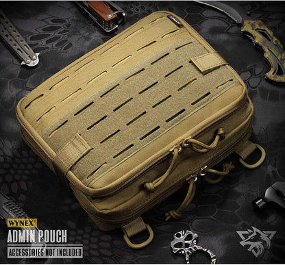 WYNEX Tactical Molle Admin Pouch of Double Layer Design, Admin Pouches Molle - Image 8