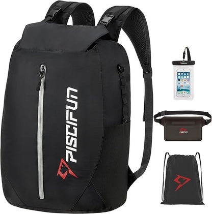 Piscifun Dry Bag Waterproof, Lightweight Dry Backpack Roll-Top Sealed by Piscifun