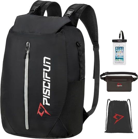 Piscifun Dry Bag Waterproof, Lightweight Dry Backpack Roll-Top Sealed by Piscifun