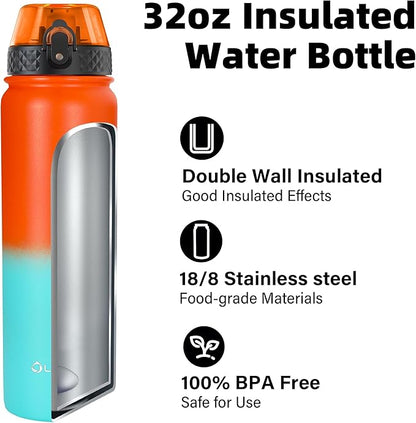 Oldley Insulated Water Bottle 32oz Water Bottles - Image 4