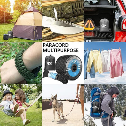 750Ib Reflective Paracord Rope, 4mm 11 Strand Parachute Spool Cord - Image 5