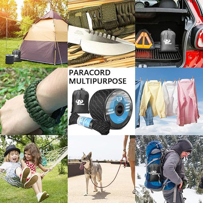 750Ib Reflective Paracord Rope, 4mm 11 Strand Parachute Spool Cord - Image 7