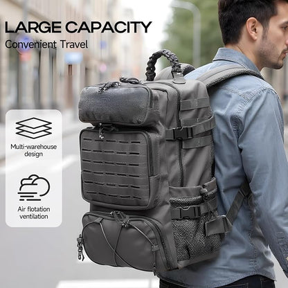 Tactical Military Backpack, Large Capacity Molle System - Image 7