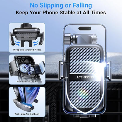 3-in-1 Car Phone Holder 360° Adjustable Car Phone Mount, Cell Phone Holders - Image 4
