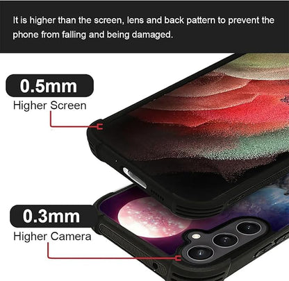 for Samsung Galaxy S23 FE Case, Star Two Wolfs Howling Pattern Graphic Design - Image 2