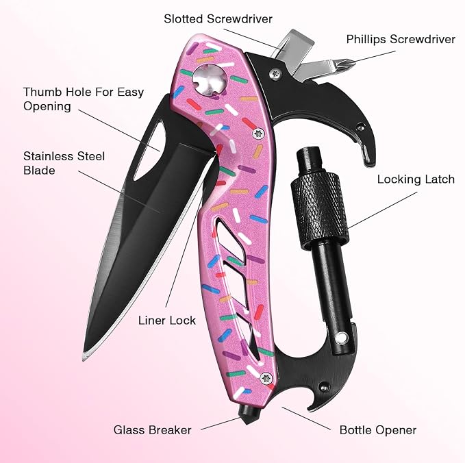 FUNBRO Multitool knife, Gifts for Women Wife - Image 4