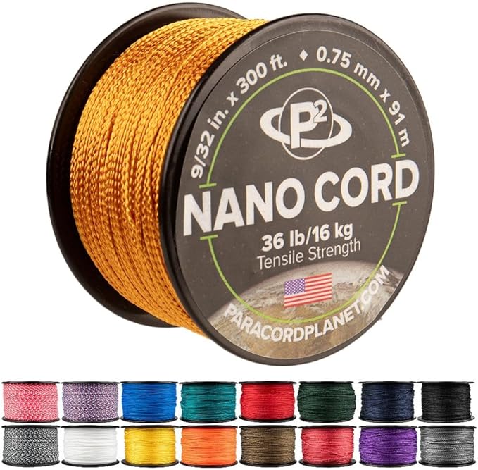 Paracord Planet Nano Cord –Lightweight Nylon Nano Paracord – Great by ParacordPlanet