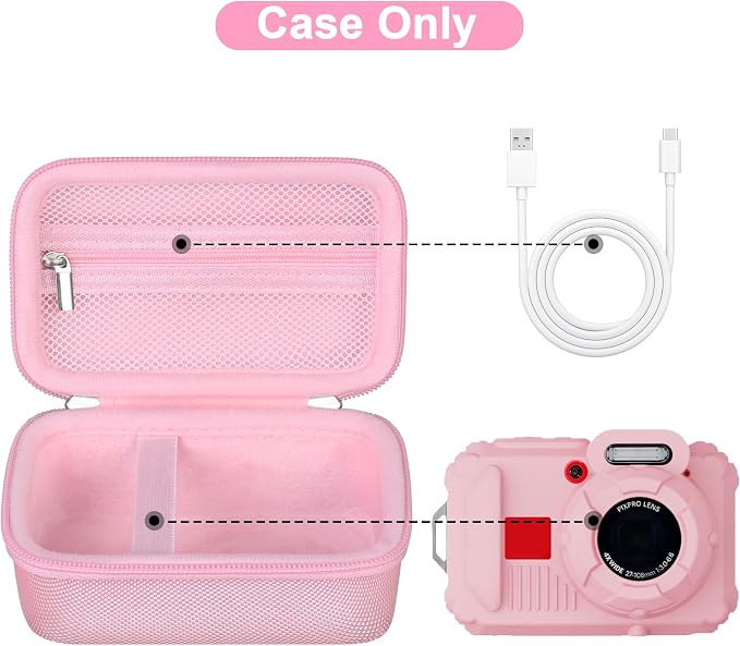 Canboc Carrying Case for Kodak PIXPRO WPZ2 Rugged Waterproof Digital Camera - Image 2