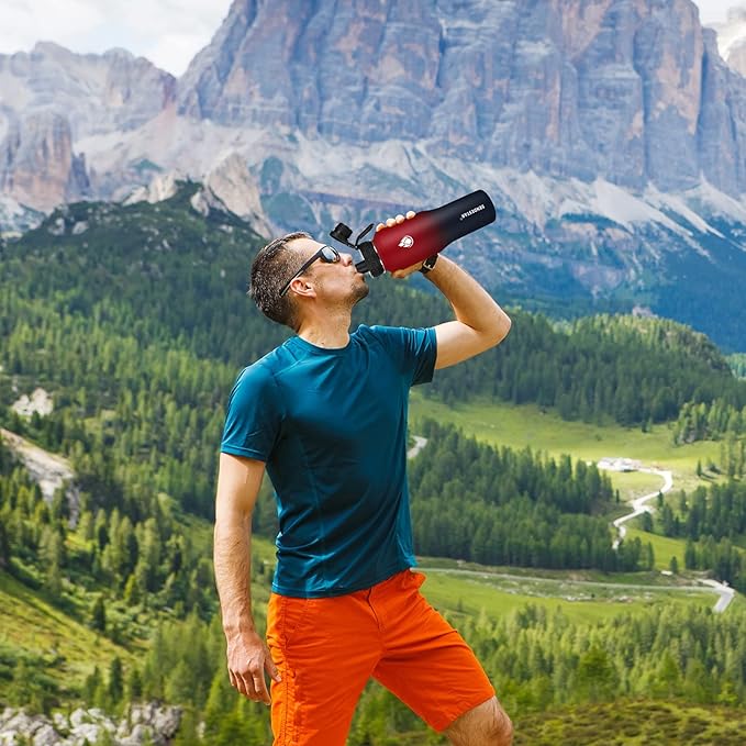 SENDESTAR 32oz Water Bottle Wide Mouth Stainless Steel Vacuum Insulated Double - Image 6