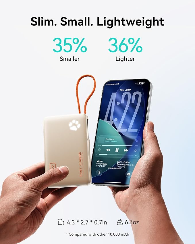 INIU 45W Power Bank, Fast Charging Portable Charger - Image 3