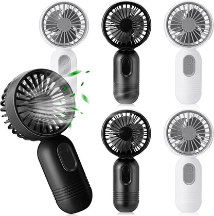 Rossesay 6 Pcs Mini Portable Fan Bulk Cute Handheld Lightweight Small Little by Rossesay
