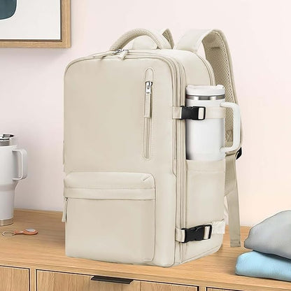 WONHOX Large Travel Backpack Carry on Flight Approved Laptop Work Business - Image 2