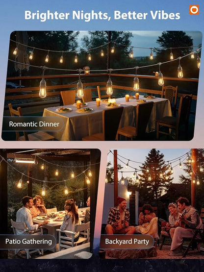 addlon 72FT LED Outdoor String Lights - Image 7