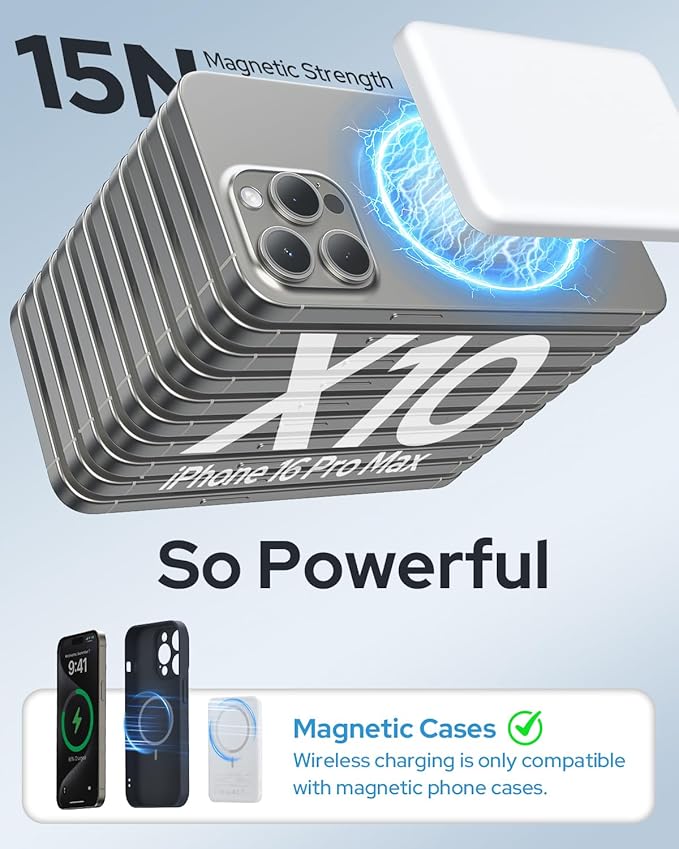 TRKOY for Magsafe Portable Charger, 5000mAh Wireless Magnetic Power Bank - Image 2