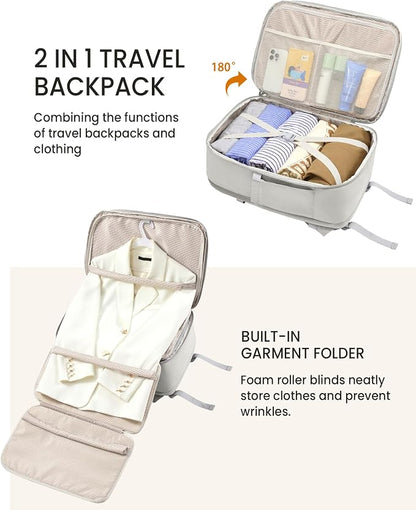 LOVEVOOK Travel Backpack for Women, 50L Carry On Backpack Flight Approved - Image 3