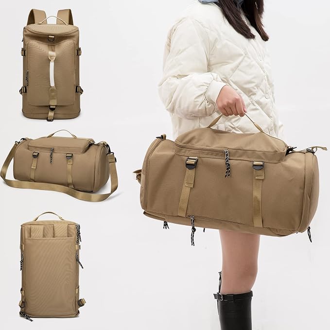Gym Duffle Bag Waterproof black Laptop Backpack Suitable - Image 7