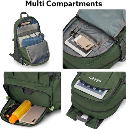 G4Free 40L Lightweight Packable Hiking Backpack, Waterproof Travel Daypack - Image 3