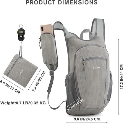 G4Free 15L Hiking Daypack Lightweight Travel Backpack Packable Outdoor Casual - Image 4