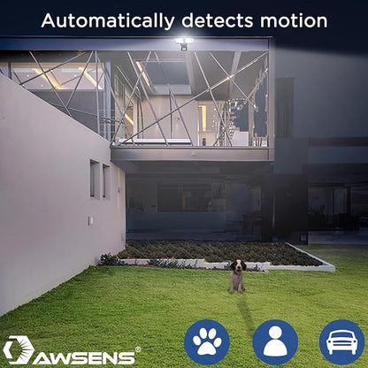 40W LED Security Lights Motion Sensor Light Outdoor, 180 Degree, 4000 LM Motion - Image 4