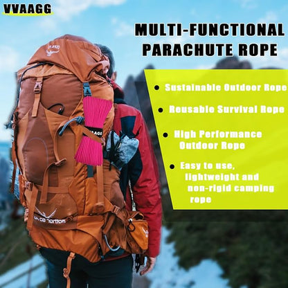 VVAAGG 1000 Paracord Rope, 50ft 12 Strand Parachute Cord - Image 5