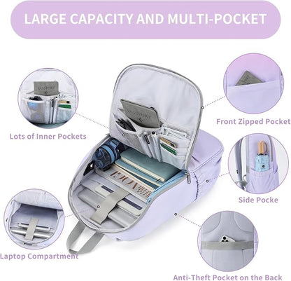 MAXTOP Deep Storage Laptop Backpack Business Anti-theft Backpacks College - Image 2