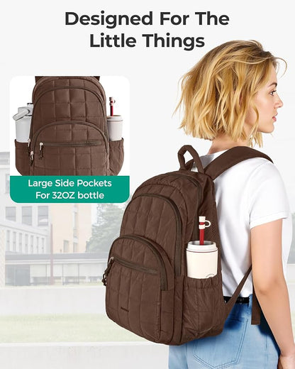 BAGSMART College Laptop Backpack, Travel Backpack - Image 5