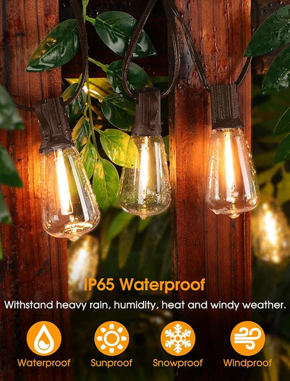 Larkvue 25FT Outdoor String Lights, Patio Lights - Image 4