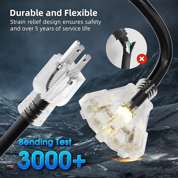 50 FT Outdoor Extension Cord - Image 2
