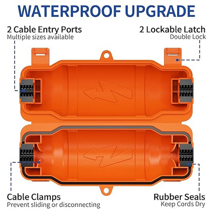 9 Pack Outdoor Extension Cord Safety Cover - Image 3