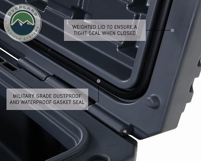 Overland Vehicle Systems 40100001 Dark Gray 53 QT Dry Box Storage - Image 5