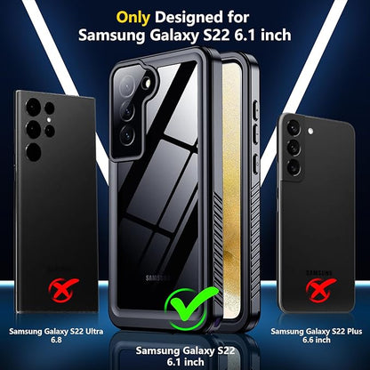 SPIDERCASE for Samsung Galaxy S22 Waterproof Case, IP68 Water Resistance Full - Image 2