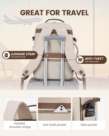 LOVEVOOK Travel Backpack for Women & Men 50L, Airline Approved Carry On - Image 6