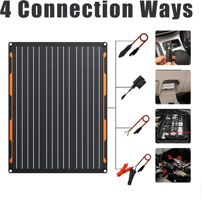 FlexSolar 20W 12V Solar Panel Charger Kit - Image 2