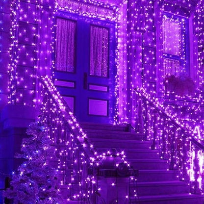 YIQU Purple 82FT 200 LED Extendable Halloween Lights - Image 6