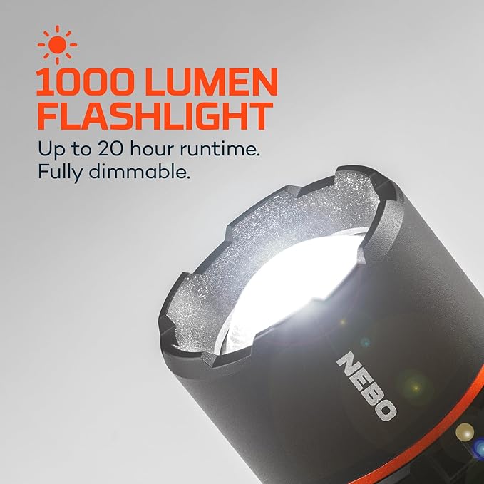 NEBO SLYDE KING Flashlight | High Lumens, Rechargeable COB Work Light & LED - Image 2