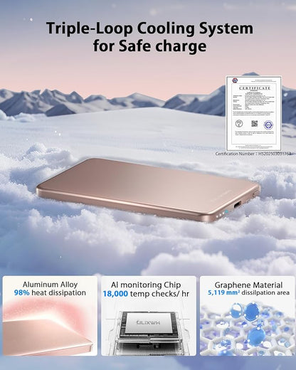 ULiXWH for Magsafe Portable Charger for iPhone, 2026 Upgrade 5000mAh Fast - Image 4