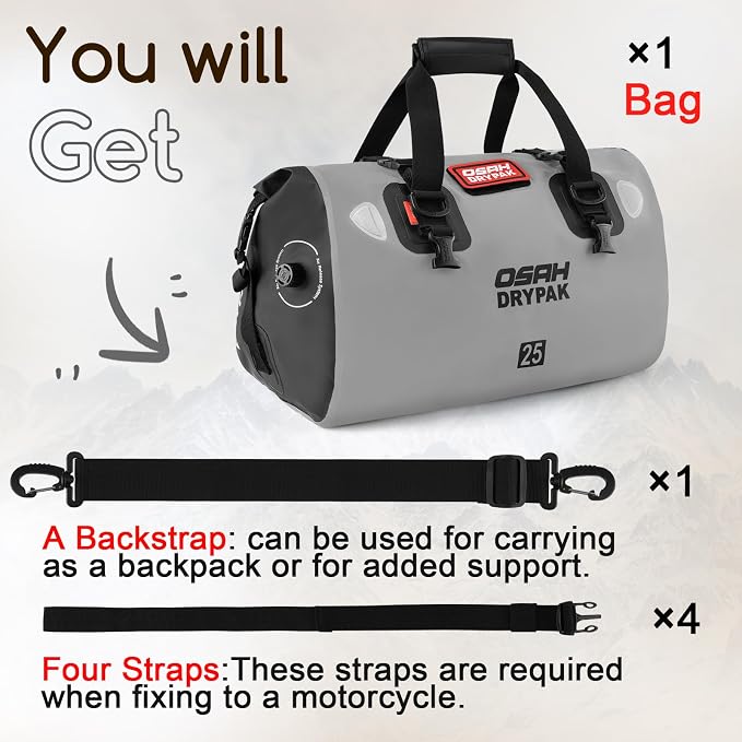OSAH DRYPAK Waterproof Duffel Bag - Image 8
