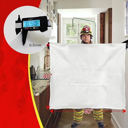 Fire Blanket - Thick Fire Blanket Fire Suppression Blanket - Fire Blankets - Image 5